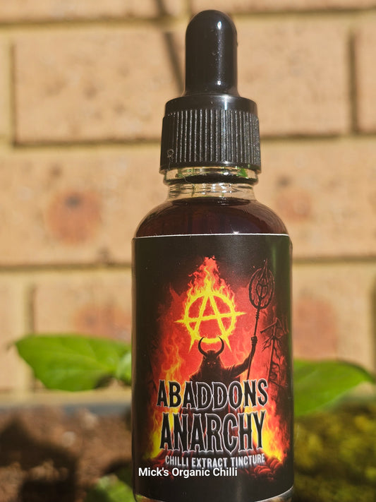 Abaddons Anarchy Chilli Extract Tincture Drops 30ml **Buy 1 Get 1 Random Free**